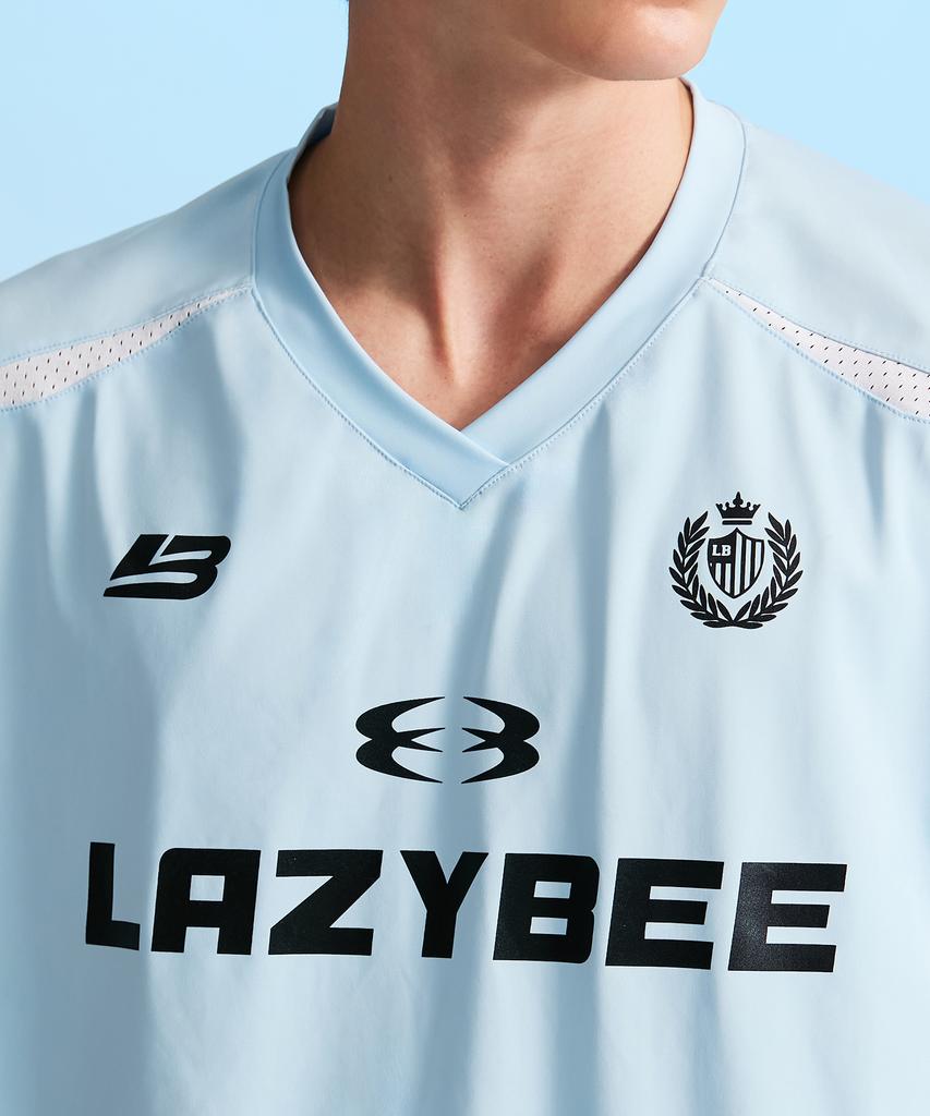 Leijibi Hydro Mesh Performance Oversized W Rash Guard Short Sleeve Jersey Sky Blue