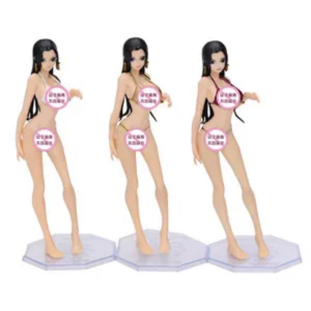17CM Anime One Piece POP Swimsuit Boa Hancock Gold Model Toy Gift Collection Boxed Luffy LIMITED EDITION-Z Portrait Of Pirates No base