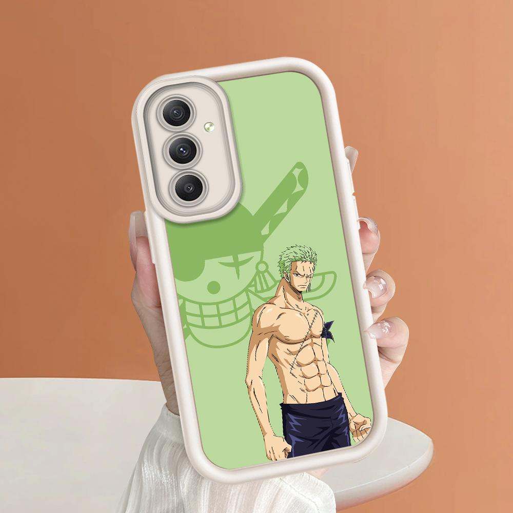 

Мягкий силиконовый квадратный чехол с рисунком лестницы для телефона, полное покрытие, противоударный защитный резиновый чехол для камеры для Samsung Samsung A55 5G белый