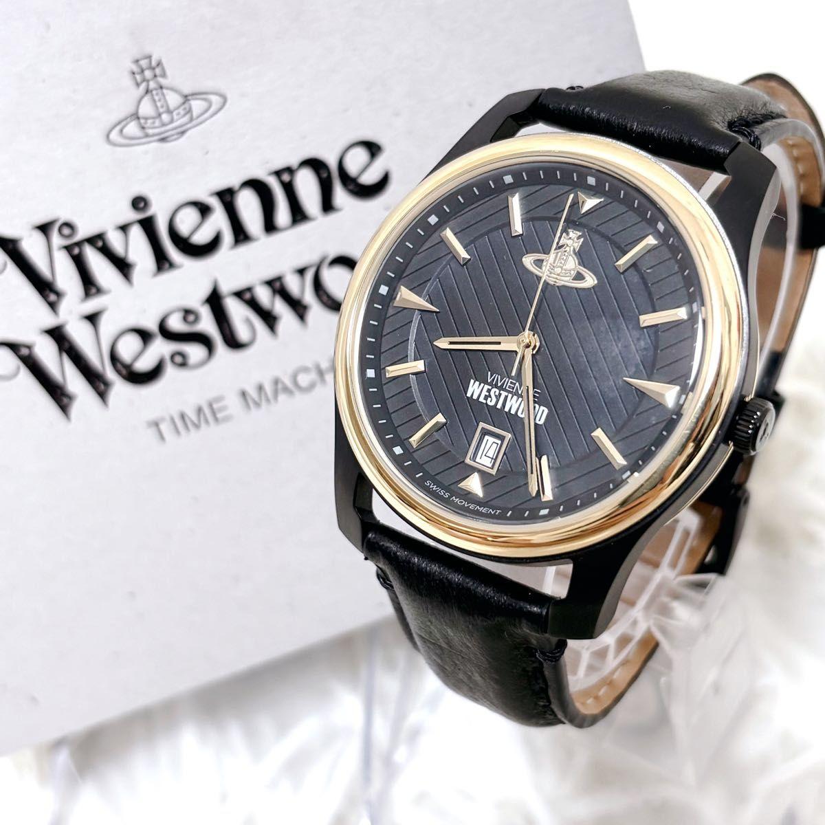 Used VivienneWestwood Holborn2 Holborn2 Orb Gold Black Date