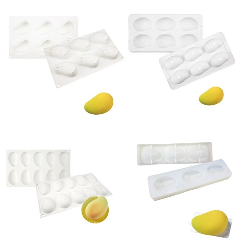 Silikonové formičky na mango pro pečení pěny 3D ovocná čokoládová forma na zdobení dortů Kuchyňské doplňky Nástroje