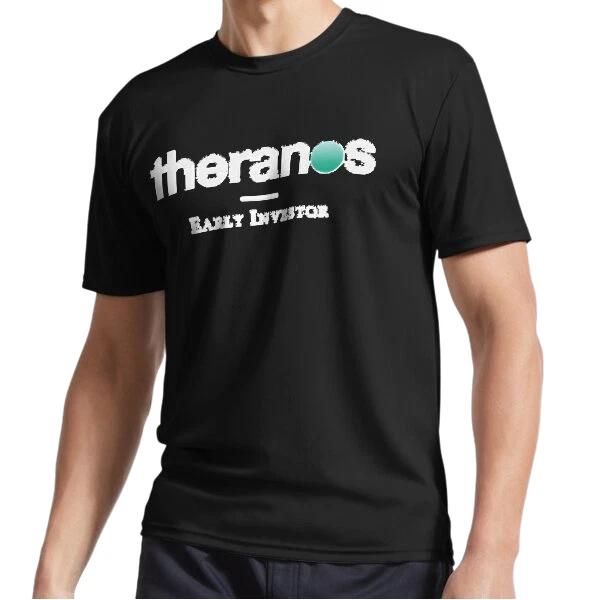 New Elizabeth Holmes Theranos Classic Active Logo T-Shirt Funny S to 5XL 4XL