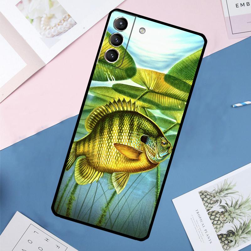 Fish Fishing Case For Samsung Galaxy S24 Ultra S21 S22 S23 S25 Ultra S9 S10 Plus S20 FE S25 FE Back Cover