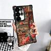 Read Books Illustration Bookshelf Soft Phone Case For Samsung Galaxy S26 Ultra S25 Edge S24 FE S23 Plus S22 S21 + S20 Plating An