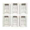 3D Moai Monolith Silicone Rubber Flexible Food Safe Mould Clay Resin Ceramics Candy Fondant Candy Chocolate Soap Mould