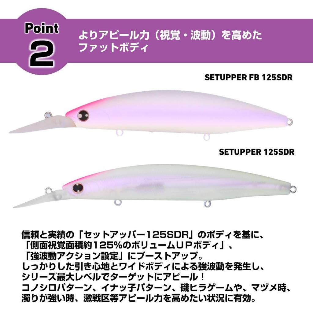 Daiwa Sinking Minnow SLZ Set Upper FB 125SDR Konuma Special 3D Sparkle Ver.