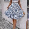 2024 Spring/Summer Floral Fashion Women's Wide-Leg Drape Shorts Skirt Pants