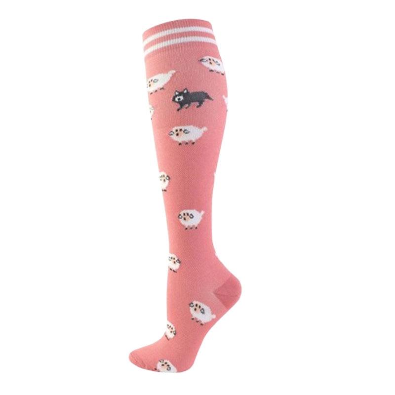 200+ Styles Compression Sports Socks for Men & Women: Breathable, Non-Slip Calf Socks for Fitness & Marathon, Individually Packaged