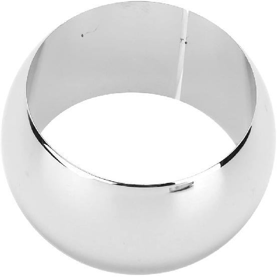 2 Stück Lenksäulen-Bodenhalterung Polierte Runde Aluminiumlegierung Polierte Lenksäulen-Bodenhalterung Ersatz für SBC 350 Motor 2 Zoll