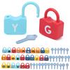 Letter Number Unlocking Educational Toys Words Puzzle Learning Teaching Sensory ToysLock