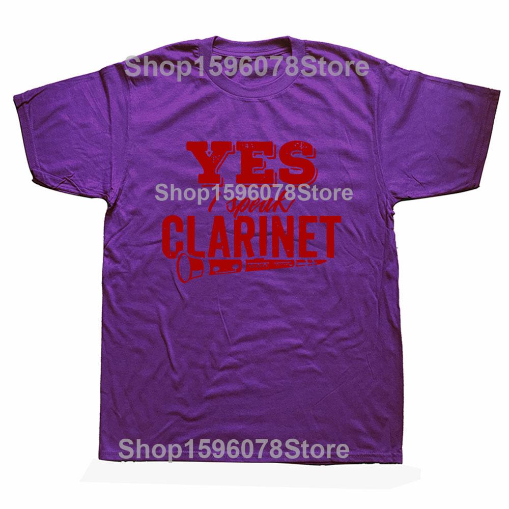 Clarinet Oboe Player Clarinetist Oboist Evolution Print T-Shirt Summer Casual Top Tee Printed T Shirt Fashion
