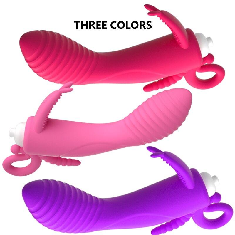 10rychlostní prstový vibrátor klitorisální masážní přístroj se stimulací bodu G Dámské masturbační dildo vibrátor Sexuální hračky pro dospělé