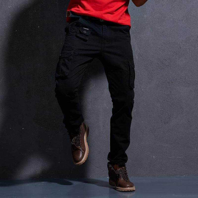 Nové kalhoty pro volný čas Pánské maskáčové overaly Slim Fit legíny