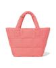Covernat Woman Clover Heart Quilted Mini Tote Bag Pink