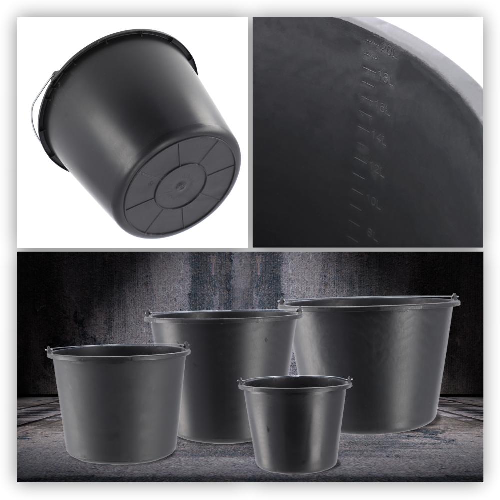 KADAX Plastic Construction Buckets Household 20L 3pcs
