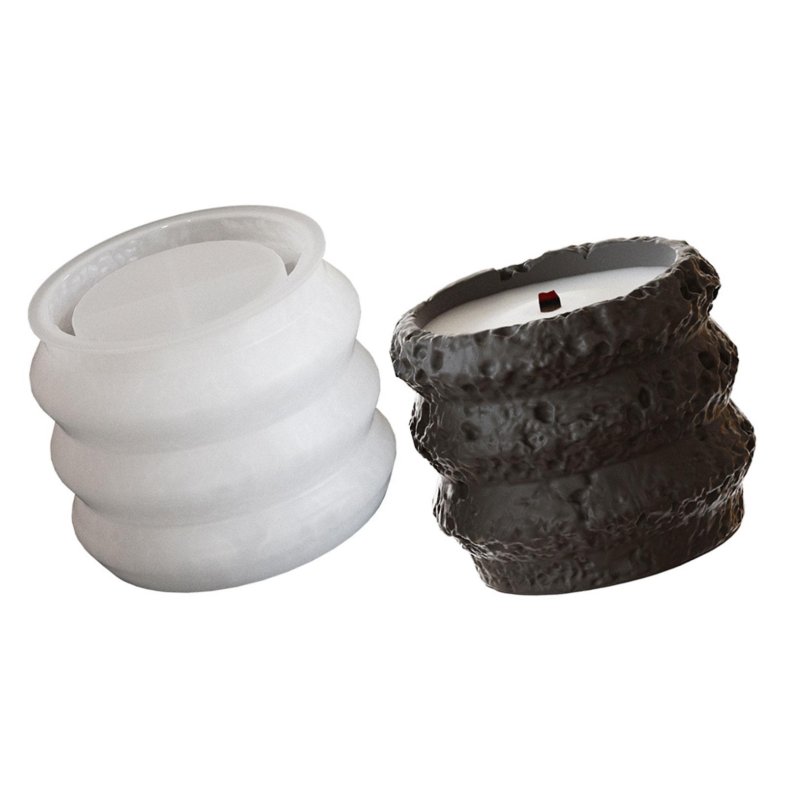 

Круглая силиконовая форма для кастрюль из эпоксидной смолы, круглая тарелка для украшений, подсвечник, товары для творчества, украшения дома