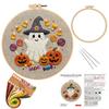 Halloween Embroidery Kit DIY Sewing Material Set for Beginners