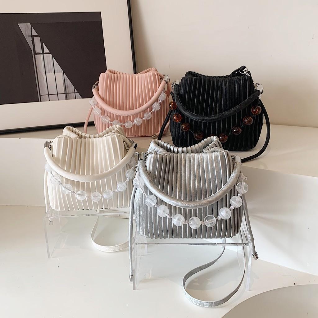 IELGY женская универсальная сумка-мессенджер со складками — фото 9