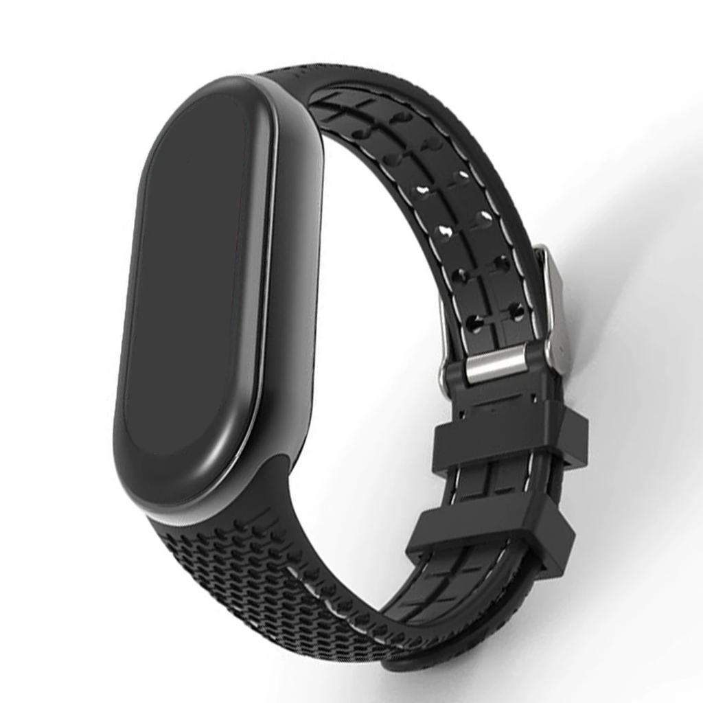 Silicone Strap For Mi Band 9 Bracelet Rubber Watchband Replacement Smartwatch Wrist Bracelet Correa For Xiaomi Mi Band 8 9 Strap