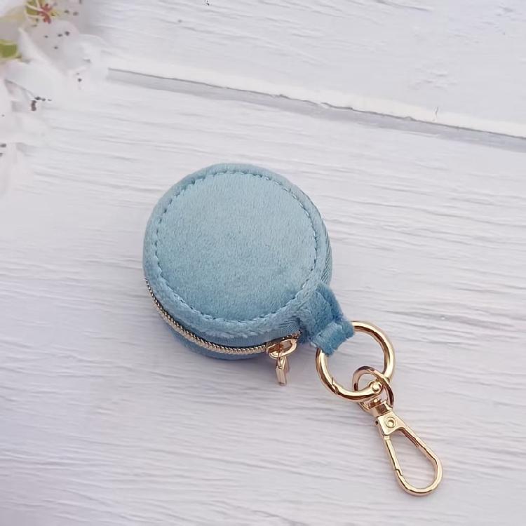 Multifunctional Flannel Small Keychain Organizers Pendant For Travel Jewelry Storage And Portable Accessory