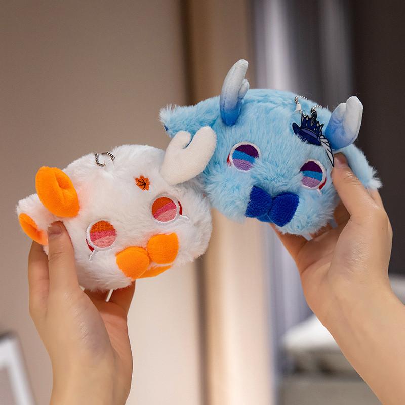 10cm Funina Doll Pendant Genshin Impact Surrounding Fengyuan Manye Dartalia Fan Cat Dumpling Two-dimensional Cute Plush Toy Pendant