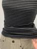 Y2k Striped Tank Top Women Backless Square Neck Crop Tops Going Out Sleeveless Spaghetti Strap Vest Vintage Camisole Streetwear
