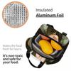 B-Billie-Girl E-eilish American Singer Insulated Lunch Bag Food Container Portable Thermal Cooler Lunch Boxes For School Office