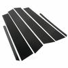 For 2011-2015 Kia Optima Door Window Pillar Posts Trim Covers Kit Glossy Black