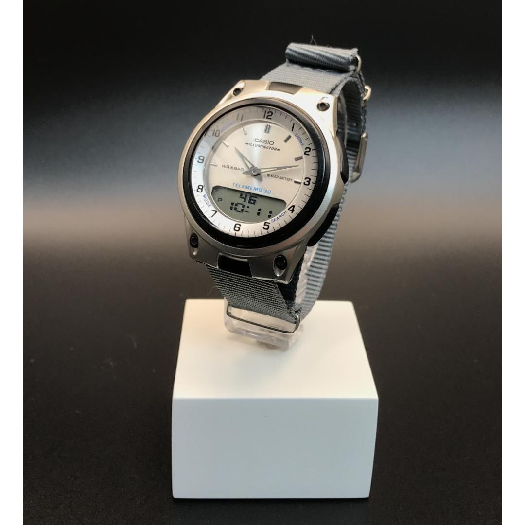 [Good condition] Casio Ana-Digi Telememo 30 working item [New NATO belt]