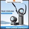 Xiaomi 2026 6000mAh Semiconductor Refrigeration Mini Handheld Fan Turbine High-speed Violent Electric Fan Folding Neck Ice Pack