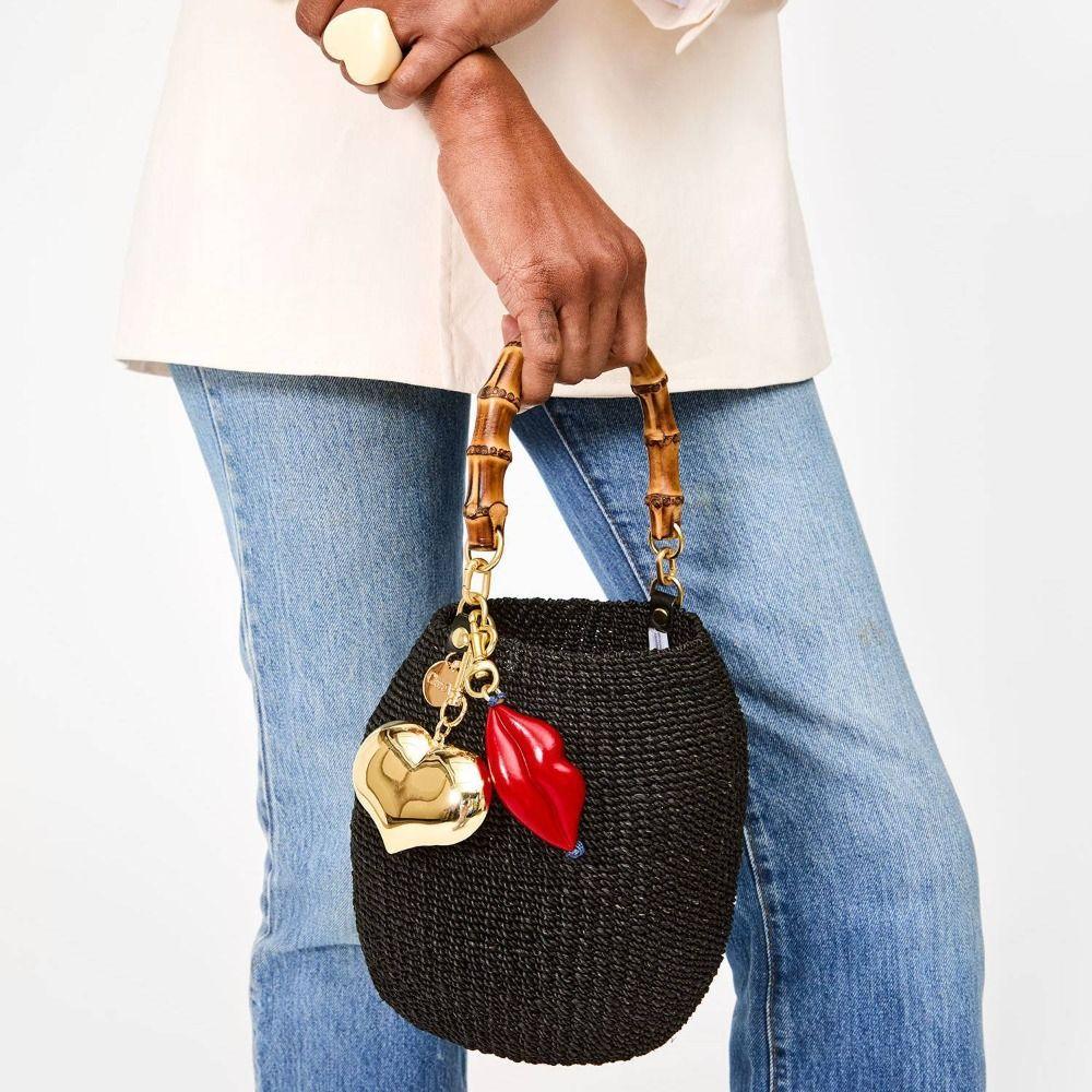 

Contrasting Retro Rope Woven Pendant Geometric Bag Chain Charms Mobile Phone Pendant Men Style C