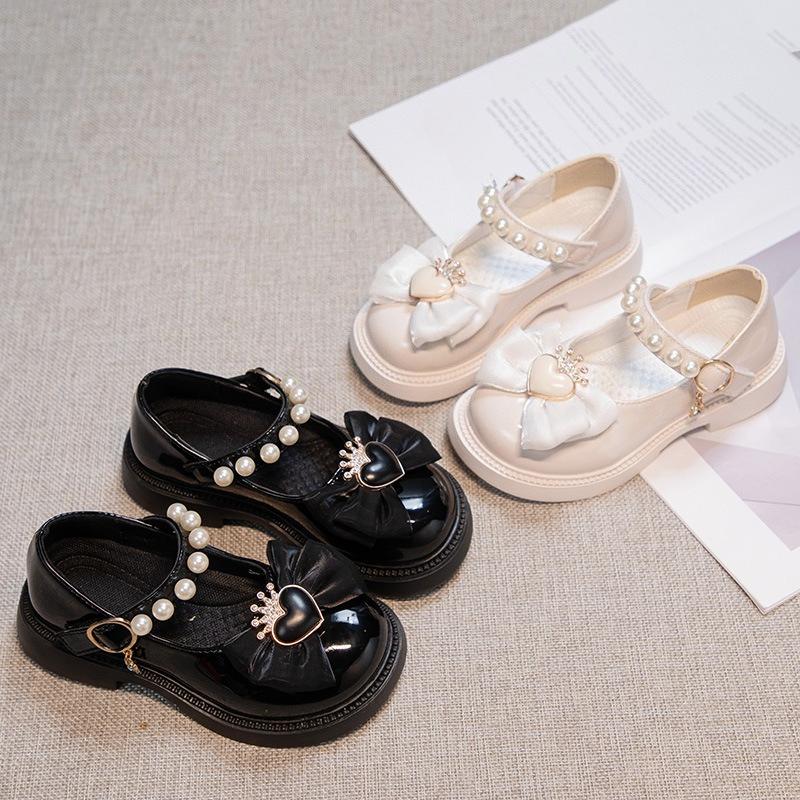 Anti-slip Leather Shoes, Single Shoes, Performance Girl Soft-soled Shoes