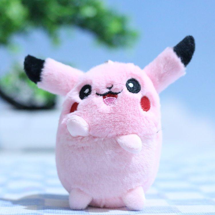 

Пикачу Восхитительный Вдохновленный Медведь Плюшевая Игрушка Брелок Милый Мягкий 12см Животное розовый