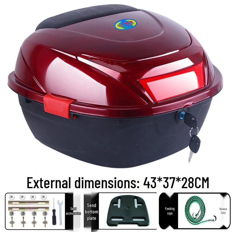 Universal Electric Vehicle Trunk & Storage Box for Motorcycles and Scooters