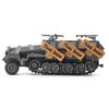 1 72 WWII sd.kfz.251 Tank Model Kit 4D Armor Vehicle Educational Toy Authentic and Detailed