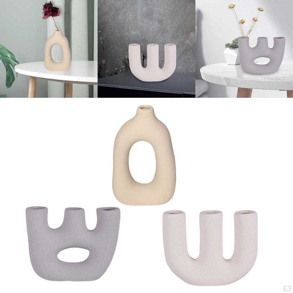 Creative Art Vase Container Modern Sculpture for Desktop Kitchen Interior Dining