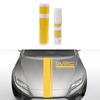 2Pcs Lines Letters Self-adhesive Car Styling Hood Sticker Auto Decal Decoration