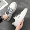 Men's Casual Leather Shoes Non-slip Wear-resistant Sports Shoes Non-slip Wear-resistant Sneakers for Men Flat Slip-on Shoe Tênis