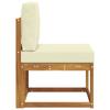 Outdoor Center Sofa Solid Acacia Wood