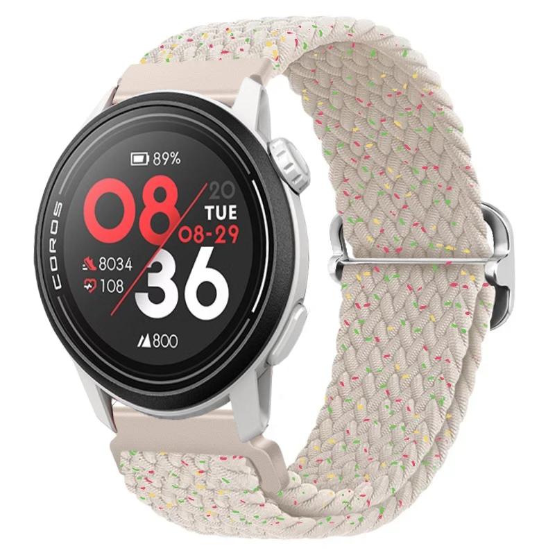 20/22mm Gevlochten Nylon Bandje Voor COROS APEX 4/PACE Pro/4 3 2 Verstelbare Armband Voor CMF Watch 3/2/1 Pro Suunto Race 2/S/Run Band