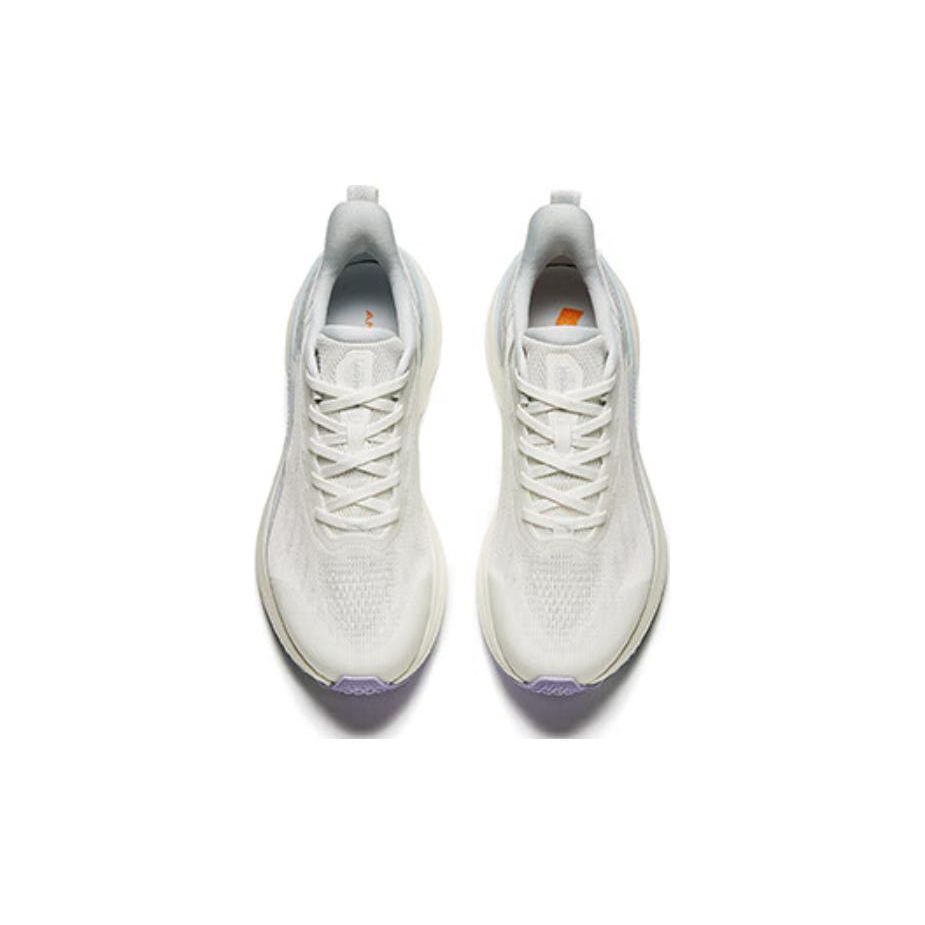 Anta Running 4th Generation Casual Fashion Shock Absorbing Durable Low Top Running Shoes Women Sneaker White Purple 122425585-1