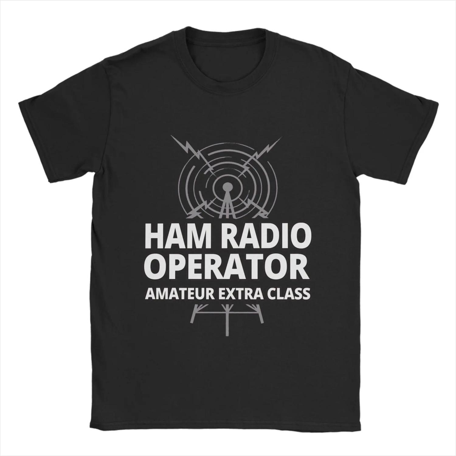 

Funny Amateur Ham Radio T-Shirts for Men O Neck Pure Cotton T Shirts Short Sleeve Tee Shirt New Arrival Clothes S чёрный