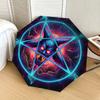 1pc Devilish Pentagram Symbol Umbrella with Plastic Handle,Suitable for All Seasons Home Travel Outdoor UmbrellaDD1291