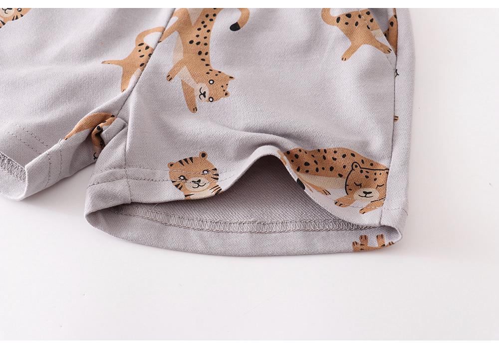Kids' Summer Cotton Striped Shorts - Casual Pants for Boys and Girls