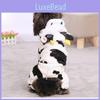 Plush Warm Pet Dog Clothes Casual Style Coral Fleece Teddy Corgi French Bulldog Cat Winterwear