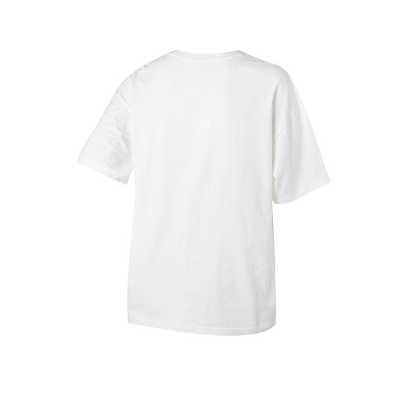PUMA T Shirts Men's White Crew Neck Moderate Straight Fit 927102-02