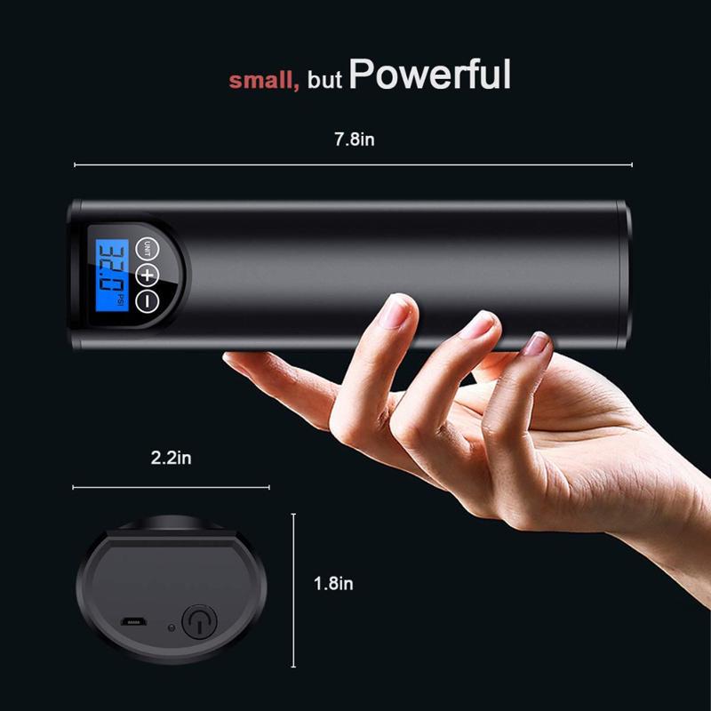 12V 150PSI Air Compressor Electric Air Pump with Tire Pressure LCD Display Wireless Portable Tire Inflator for Car Bicycles