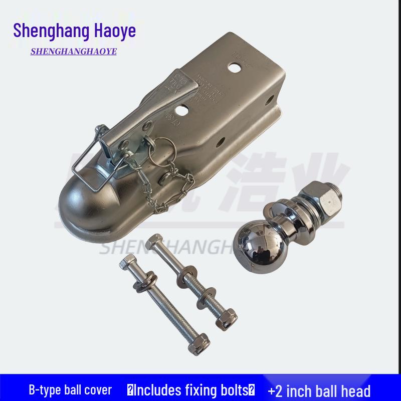 Anti-Detachment Wear-Resistant Cast Steel Trailer Tow Ball Cover for RVs & Boats