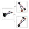 16 Pin Car Stereo Radio ISO Cable Adapter For VW ISO Female To ISO Male Plug Connector Wiring Harness Automobile Accessories