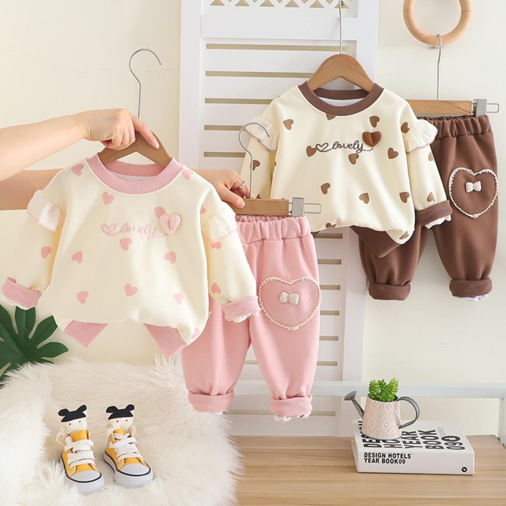 Children's Sweatshirt Cartoon Children's Clothing Two-piece Set